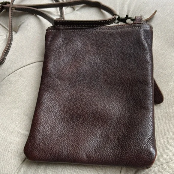 Myra Crossbody Tangled Vine S-3393 Leather & Hairon Cowhide Western - Picture 6 of 12